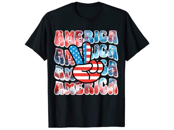 America 4th of July Graphics for T-Shirt Designs