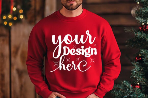 Christmas 18000 Men Sweatshirt Mockup 55 Graphics Review