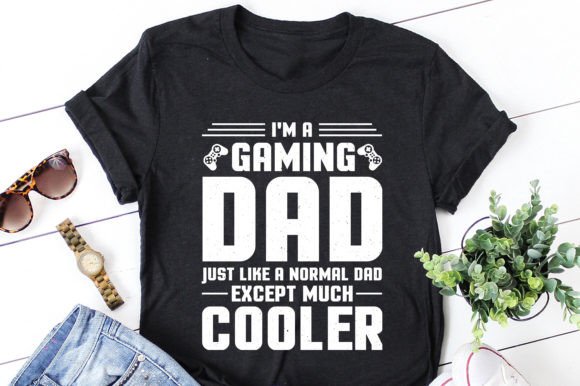 Gaming Dad Graphics for T-Shirt Designs