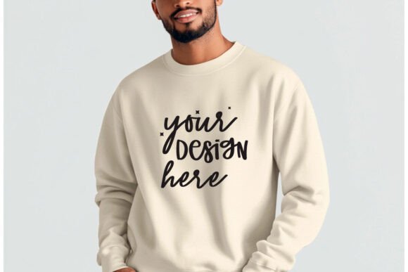 Gildan 18000 Sweatshirt Mockup: Premium Graphics