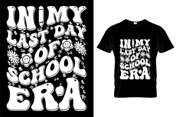 Retro Wavy Graphics for T-Shirt Designs