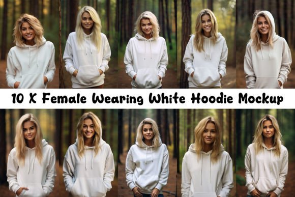 Reviewing Female Hoodie Mockup Graphics