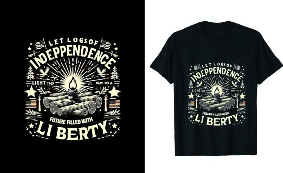 Reviewing Let the Logs of Independence T-shirt for Embroidery