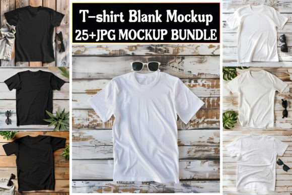 T-Shirt Mockups Bundle 1: Graphics for T-Shirts