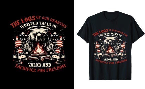 The Logs of Our Hearths T-Shirt Design Graphics