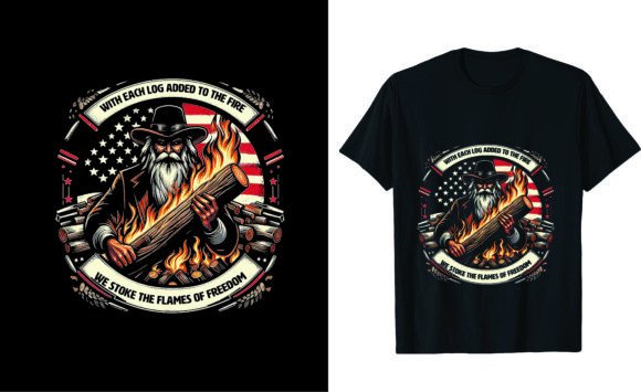 With Each Log Added to the Fire T-shirt Graphics